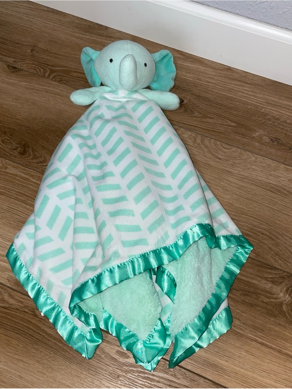 Cloud Island Large Plush Elephant Lovey Security Blanket